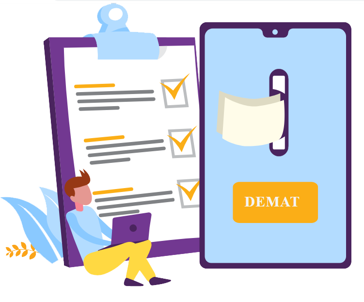 Here are the steps to open a demat account :